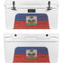 Haiti Flag Dark Wood YETI Tundra 75 Hard Cooler Skin