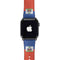 Haiti Flag Distressed Apple Watch Band 42-44mm
