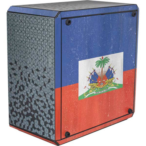 Haiti Flag Distressed Cooler Master MasterBox Q300L Mini Tower Skin