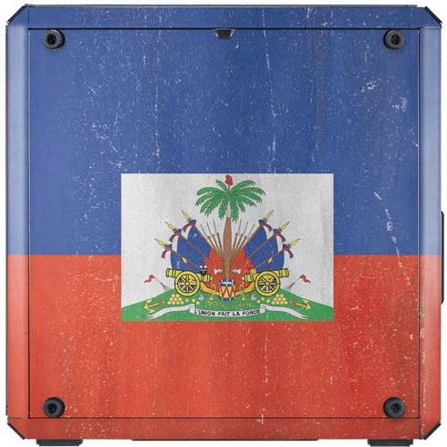 Haiti Flag Distressed Cooler Master MasterBox Q300L Mini Tower Skin