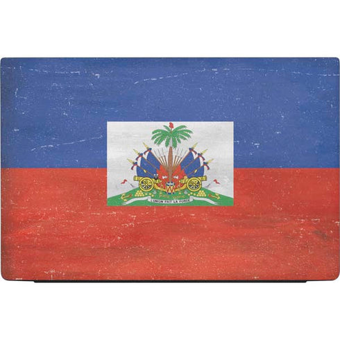 Haiti Flag Distressed Dell Vostro Skin