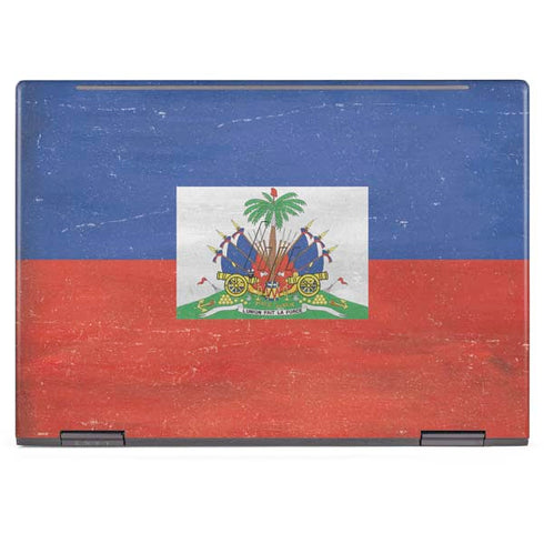 Haiti Flag Distressed HP Envy Skin