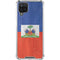 Haiti Flag Distressed Galaxy A12 Clear Case