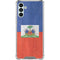 Haiti Flag Distressed Galaxy A13 5G Clear Case
