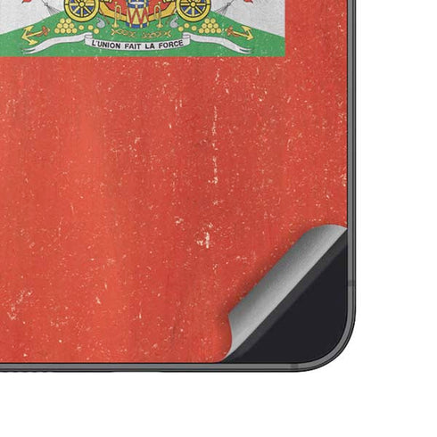 Haiti Flag Distressed Galaxy A14 5G Skin