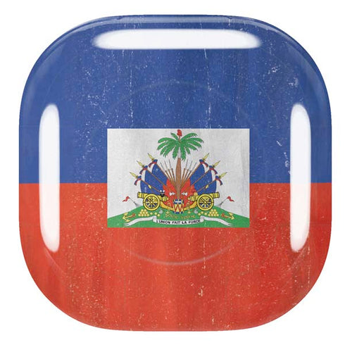 Haiti Flag Distressed Galaxy Buds Pro Skin