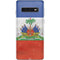 Haiti Flag Distressed Galaxy S10 Skin