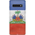 Haiti Flag Distressed Galaxy S10 Skin