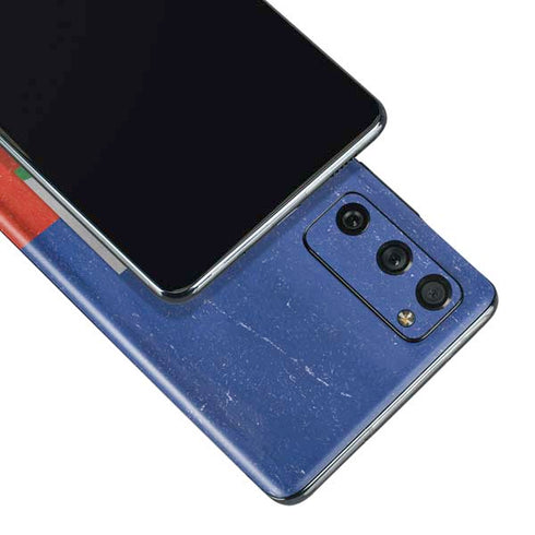 Haiti Flag Distressed Galaxy S20 Fan Edition Skin