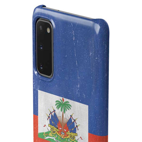 Haiti Flag Distressed Galaxy S20 Lite Case