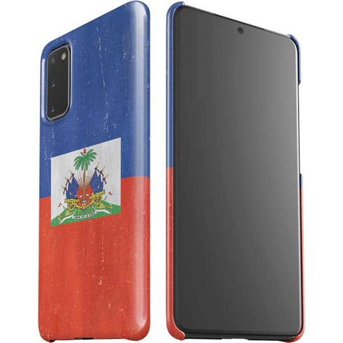Haiti Flag Distressed Galaxy S20 Lite Case