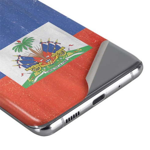 Haiti Flag Distressed Galaxy S20 Ultra 5G Skin