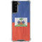 Haiti Flag Distressed Galaxy S21 FE Clear Case