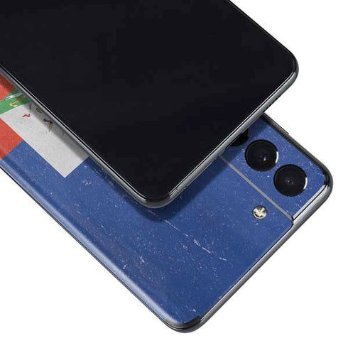 Haiti Flag Distressed Galaxy S21 Plus 5G Skin