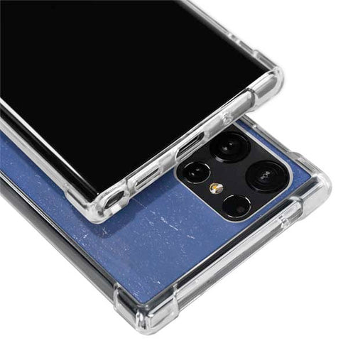 Haiti Flag Distressed Galaxy S22 Ultra Clear Case