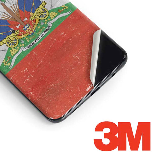 Haiti Flag Distressed Galaxy S9 Skin
