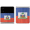 Haiti Flag Distressed Galaxy Z Flip4 5G Skin