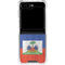 Haiti Flag Distressed Galaxy Z Flip5 5G Clear Case