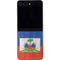 Haiti Flag Distressed Galaxy Z Flip5 5G Skin