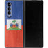 Haiti Flag Distressed Galaxy Z Fold3 5G Skin