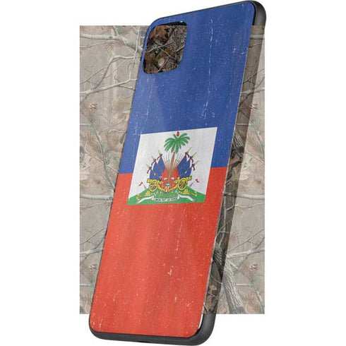 Haiti Flag Distressed Google Pixel 4 XL Skin