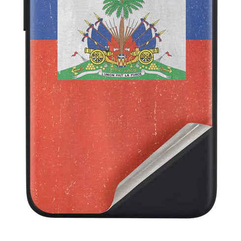 Haiti Flag Distressed Google Pixel 4a Skin