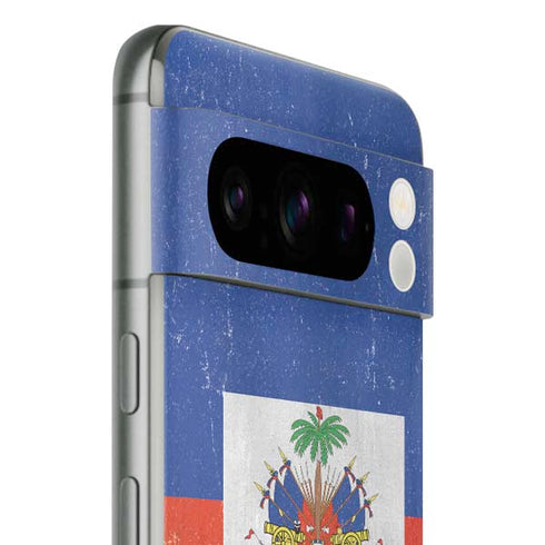 Haiti Flag Distressed Google Pixel 8 Pro Skin