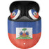 Haiti Flag Distressed Google Pixel Buds Skin