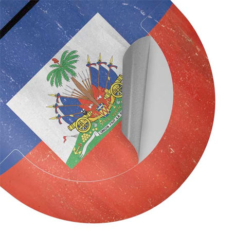 Haiti Flag Distressed Google Pixel Buds Skin