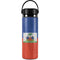 Haiti Flag Distressed Hydro Flask 20oz Wide Mouth Skin