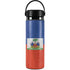 Haiti Flag Distressed Hydro Flask 20oz Wide Mouth Skin