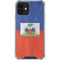 Haiti Flag Distressed iPhone 12 Clear Case
