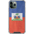 Haiti Flag Distressed iPhone 12 Pro Clear Case