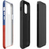 Haiti Flag Distressed iPhone 12 Pro Impact Case
