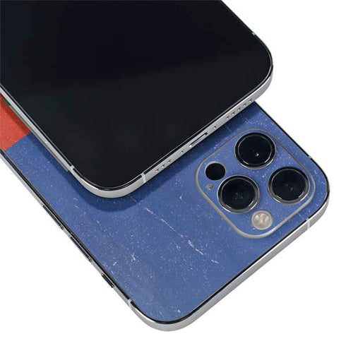 Haiti Flag Distressed iPhone 12 Pro Skin