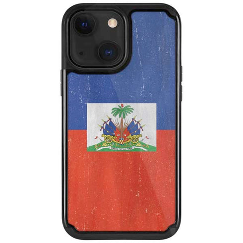 Haiti Flag Distressed iPhone 13 Cargo Case