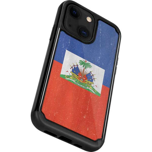 Haiti Flag Distressed iPhone 13 Cargo Case