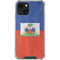 Haiti Flag Distressed iPhone 13 Clear Case