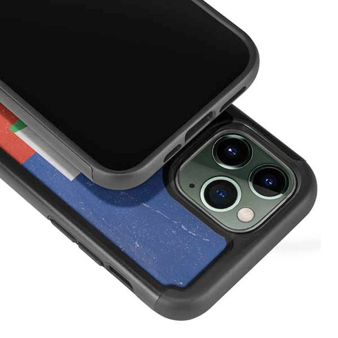 Haiti Flag Distressed iPhone 13 Pro Cargo Case