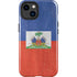 Haiti Flag Distressed iPhone 15 Plus Impact Case