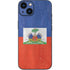 Haiti Flag Distressed iPhone 15 Plus Skin