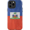 Haiti Flag Distressed iPhone 14 Pro Max Impact Case