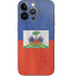 Haiti Flag Distressed iPhone 14 Pro Skin