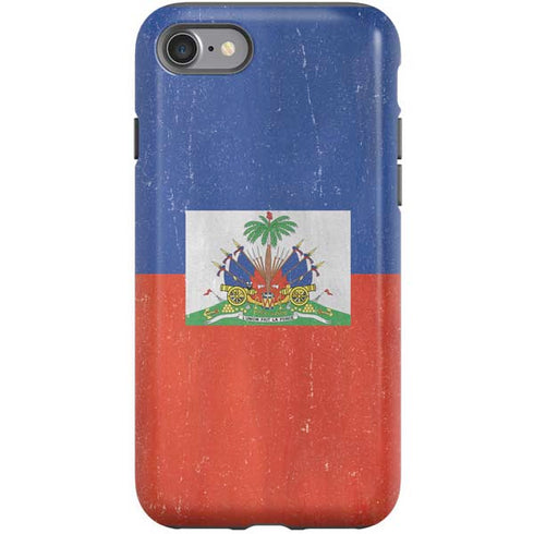 Haiti Flag Distressed iPhone SE (2nd & 3rd Gen) Pro Case