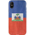 Haiti Flag Distressed iPhone X Pro Case