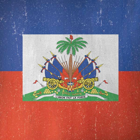 Haiti Flag Distressed iPhone X Skin