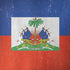 Haiti Flag Distressed iPhone X Skin