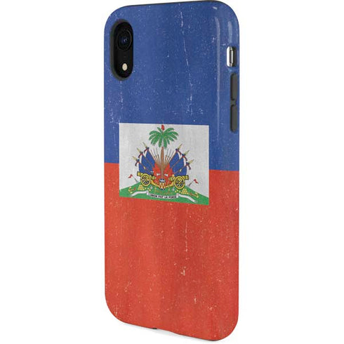 Haiti Flag Distressed iPhone XR Pro Case