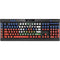 Haiti Flag Distressed K95 RGB PLATINUM Mechanical Gaming Keyboard Skin