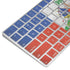 Haiti Flag Distressed Magic Keyboard Skin